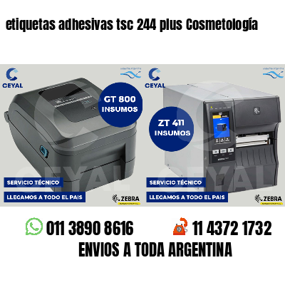 etiquetas adhesivas tsc 244 plus Cosmetología