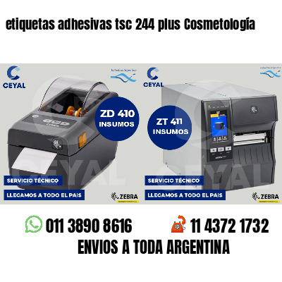 etiquetas adhesivas tsc 244 plus Cosmetología