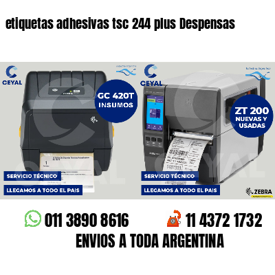 etiquetas adhesivas tsc 244 plus Despensas