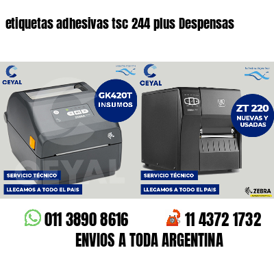 etiquetas adhesivas tsc 244 plus Despensas