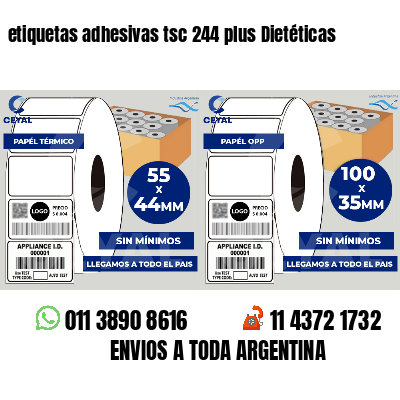 etiquetas adhesivas tsc 244 plus Dietéticas