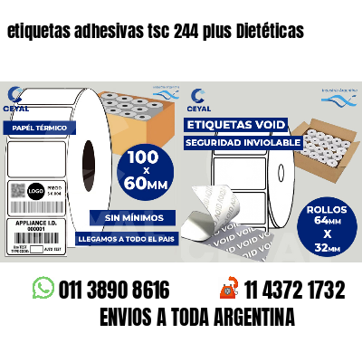 etiquetas adhesivas tsc 244 plus Dietéticas