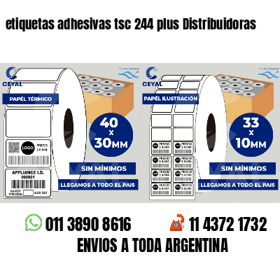 etiquetas adhesivas tsc 244 plus Distribuidoras