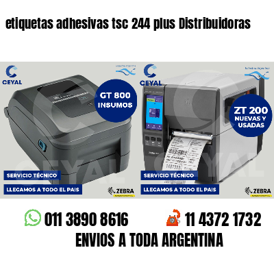 etiquetas adhesivas tsc 244 plus Distribuidoras
