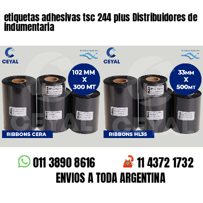 etiquetas adhesivas tsc 244 plus Distribuidores de indumentaria