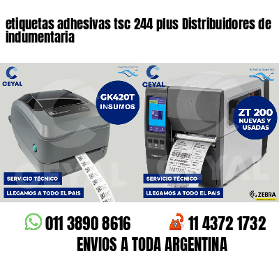 etiquetas adhesivas tsc 244 plus Distribuidores de indumentaria