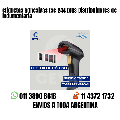 etiquetas adhesivas tsc 244 plus Distribuidores de indumentaria