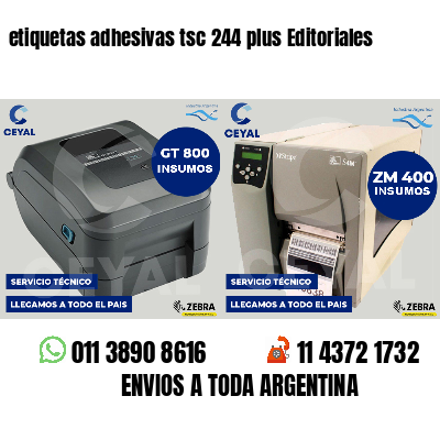 etiquetas adhesivas tsc 244 plus Editoriales