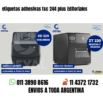 etiquetas adhesivas tsc 244 plus Editoriales