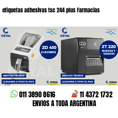 etiquetas adhesivas tsc 244 plus Farmacias