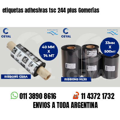 etiquetas adhesivas tsc 244 plus Gomerías