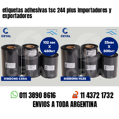 etiquetas adhesivas tsc 244 plus Importadores y exportadores