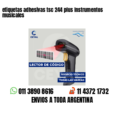 etiquetas adhesivas tsc 244 plus Instrumentos musicales