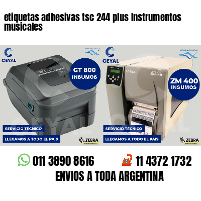 etiquetas adhesivas tsc 244 plus Instrumentos musicales