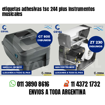 etiquetas adhesivas tsc 244 plus Instrumentos musicales