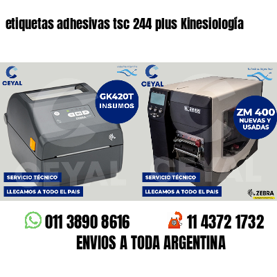 etiquetas adhesivas tsc 244 plus Kinesiología