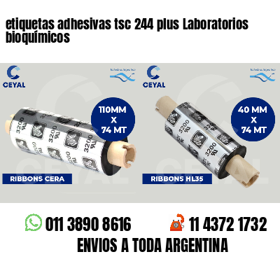 etiquetas adhesivas tsc 244 plus Laboratorios bioquímicos