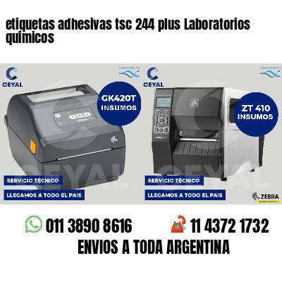 etiquetas adhesivas tsc 244 plus Laboratorios químicos