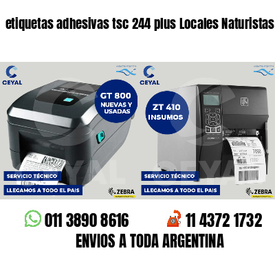 etiquetas adhesivas tsc 244 plus Locales Naturistas