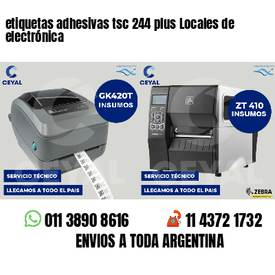 etiquetas adhesivas tsc 244 plus Locales de electrónica