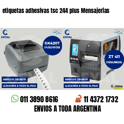 etiquetas adhesivas tsc 244 plus Mensajerías