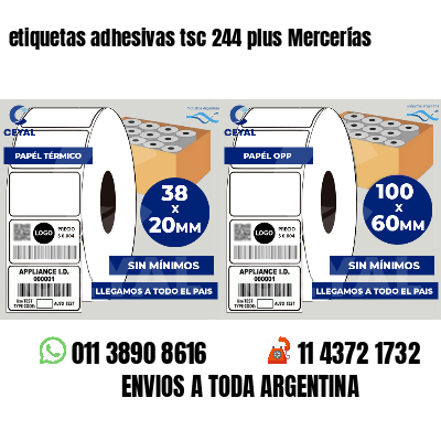 etiquetas adhesivas tsc 244 plus Mercerías