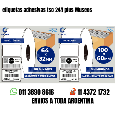 etiquetas adhesivas tsc 244 plus Museos