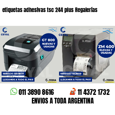 etiquetas adhesivas tsc 244 plus Regalerías