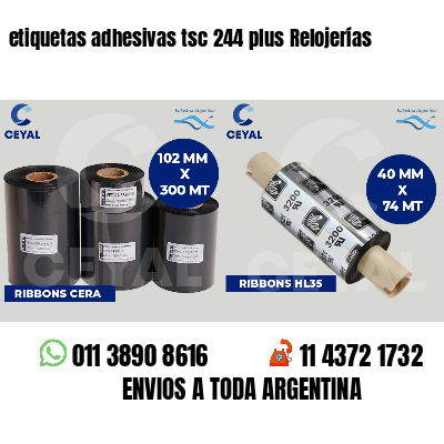 etiquetas adhesivas tsc 244 plus Relojerías