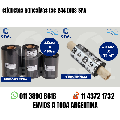 etiquetas adhesivas tsc 244 plus SPA