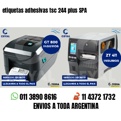etiquetas adhesivas tsc 244 plus SPA