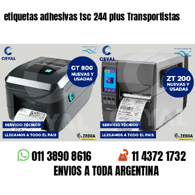 etiquetas adhesivas tsc 244 plus Transportistas