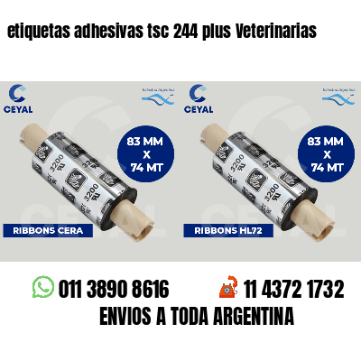 etiquetas adhesivas tsc 244 plus Veterinarias
