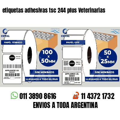 etiquetas adhesivas tsc 244 plus Veterinarias