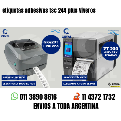 etiquetas adhesivas tsc 244 plus Viveros