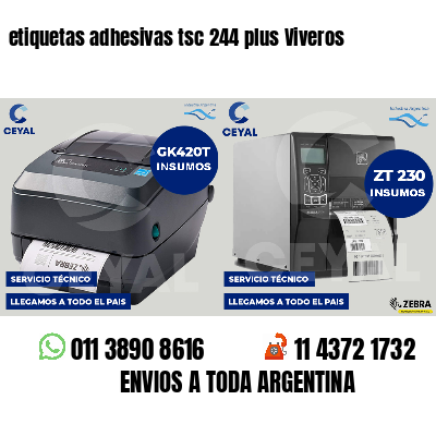 etiquetas adhesivas tsc 244 plus Viveros