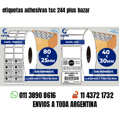 etiquetas adhesivas tsc 244 plus bazar