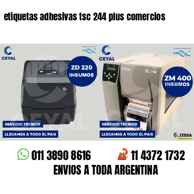 etiquetas adhesivas tsc 244 plus comercios