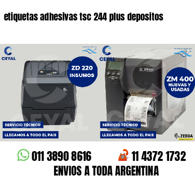 etiquetas adhesivas tsc 244 plus depositos