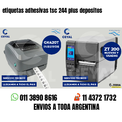 etiquetas adhesivas tsc 244 plus depositos