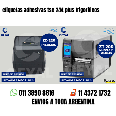 etiquetas adhesivas tsc 244 plus frigorificos