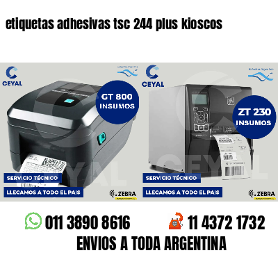 etiquetas adhesivas tsc 244 plus kioscos