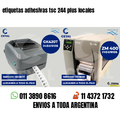 etiquetas adhesivas tsc 244 plus locales