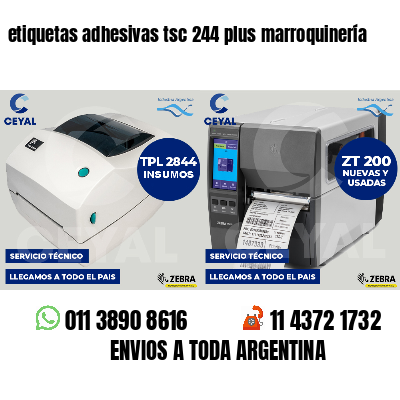 etiquetas adhesivas tsc 244 plus marroquinería