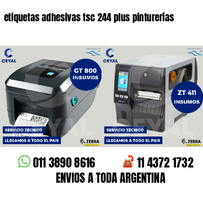 etiquetas adhesivas tsc 244 plus pinturerías