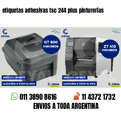 etiquetas adhesivas tsc 244 plus pinturerías