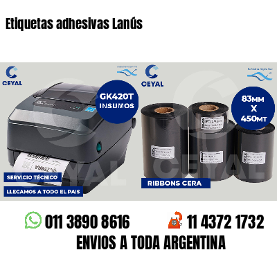Etiquetas adhesivas Lanús