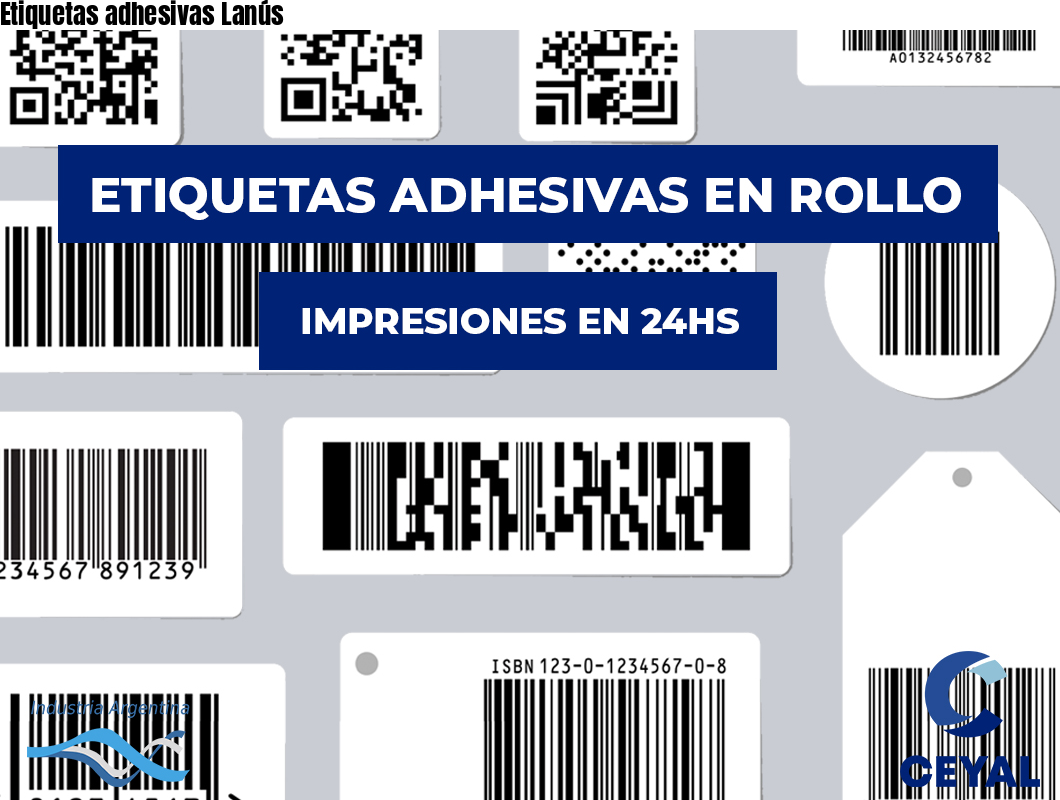 Etiquetas adhesivas Lanús