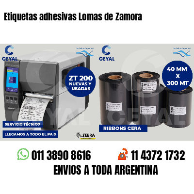 Etiquetas adhesivas Lomas de Zamora