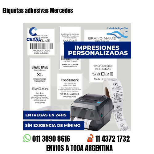 Etiquetas adhesivas Mercedes